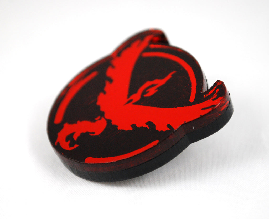 Discontinued PoGo Acrylic Team Badge Pins - Mystic Valor or Instinct