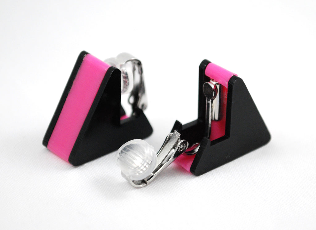 Lio Fotia Promare Earring Set in Acrylic Option of Clip-On or Post