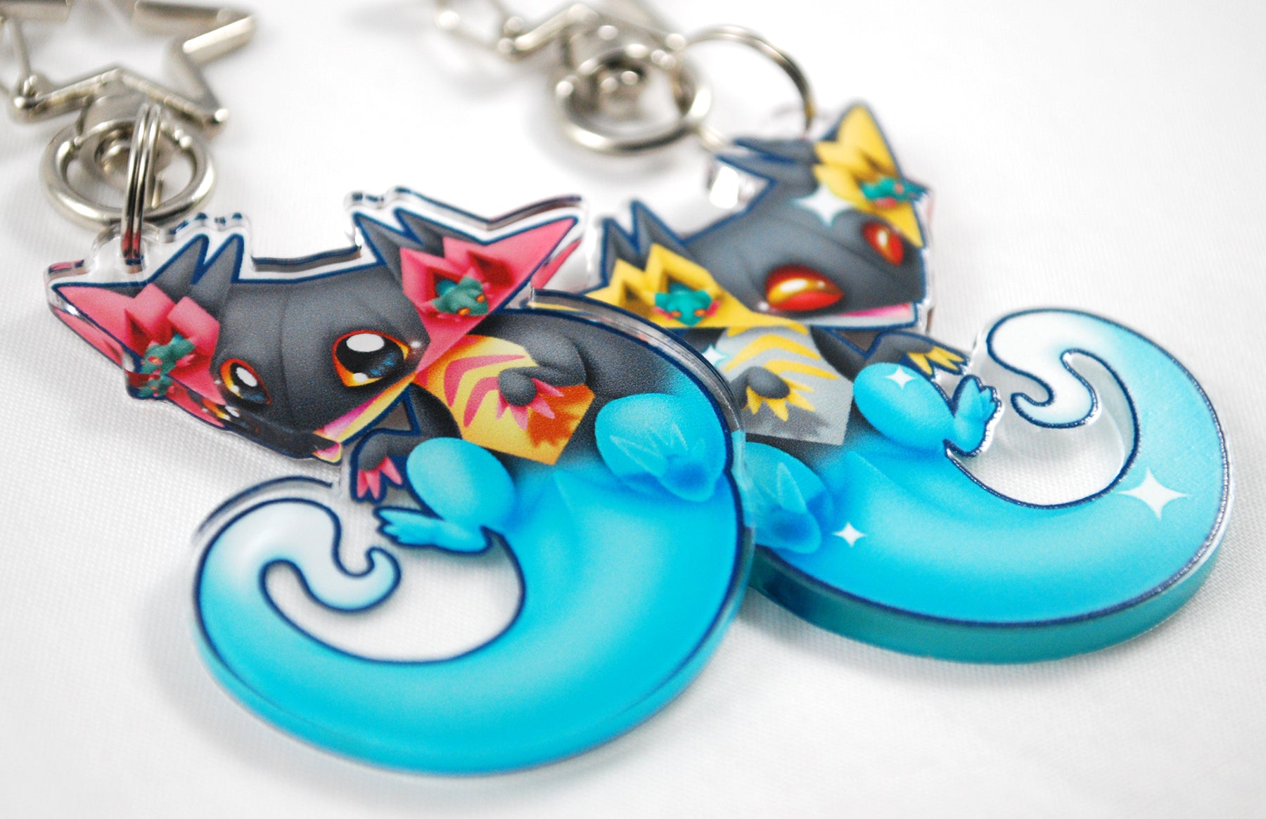 Dragapult Chibi Fanart Keychain Clinkorz