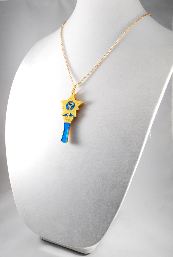 RETIRED Sailor Star Wand Mercury Mars Jupiter or Venus Necklace or Keychain