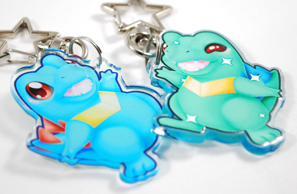 Totodile Chibi Fanart Keychain