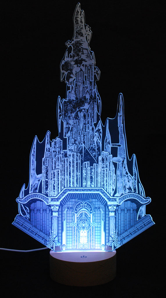 FFXIV Crystarium Acrylic Light Display with LED Color Changing Base