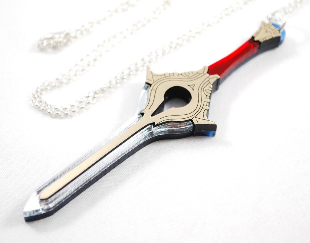 Fire Emblem Exalted Falchion Acrylic Necklace or Keychain 2021 Redesign