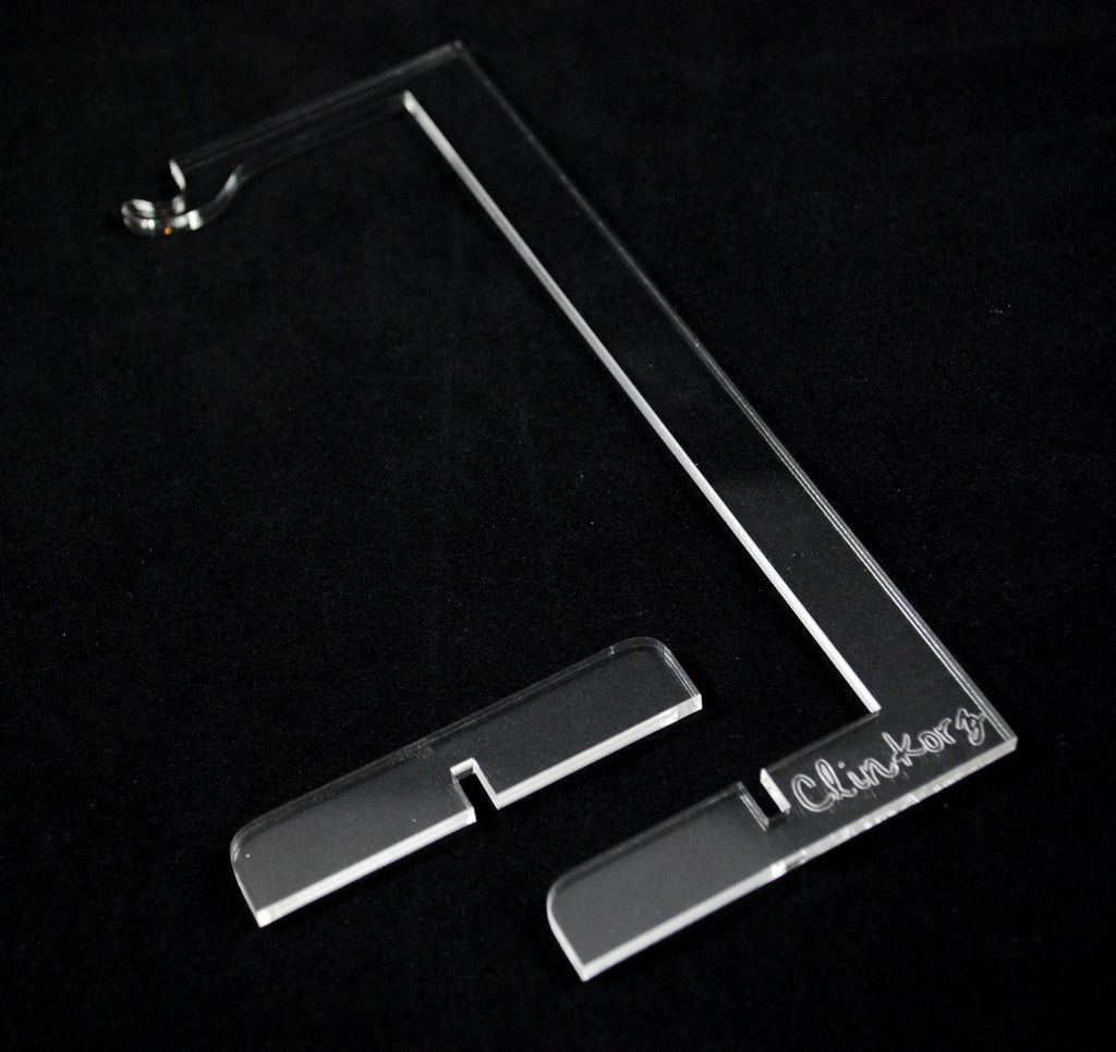 Rectangular Display Stands for Accessories in Clear Acyrlic