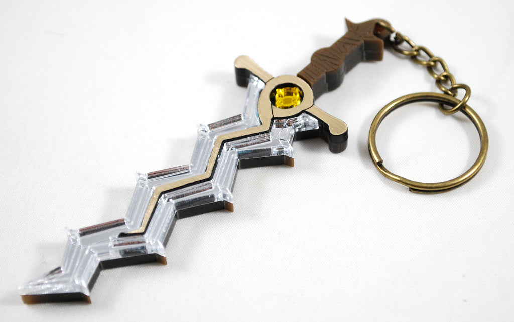 Fire Emblem Robin's Levin Sword Acrylic Necklace or Keychain 2021 Redesign
