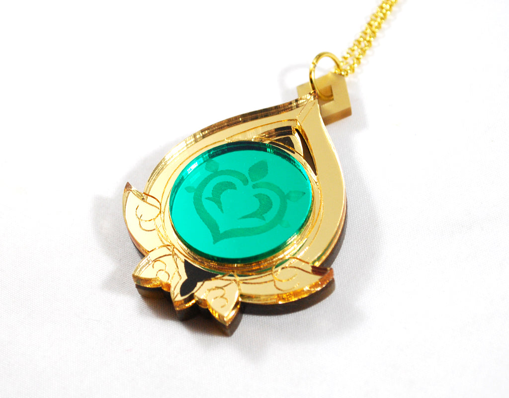 Sumeru Vision from Genshin Impact as Acrylic Necklace or Pin with INTERCHANGEABLE Elements