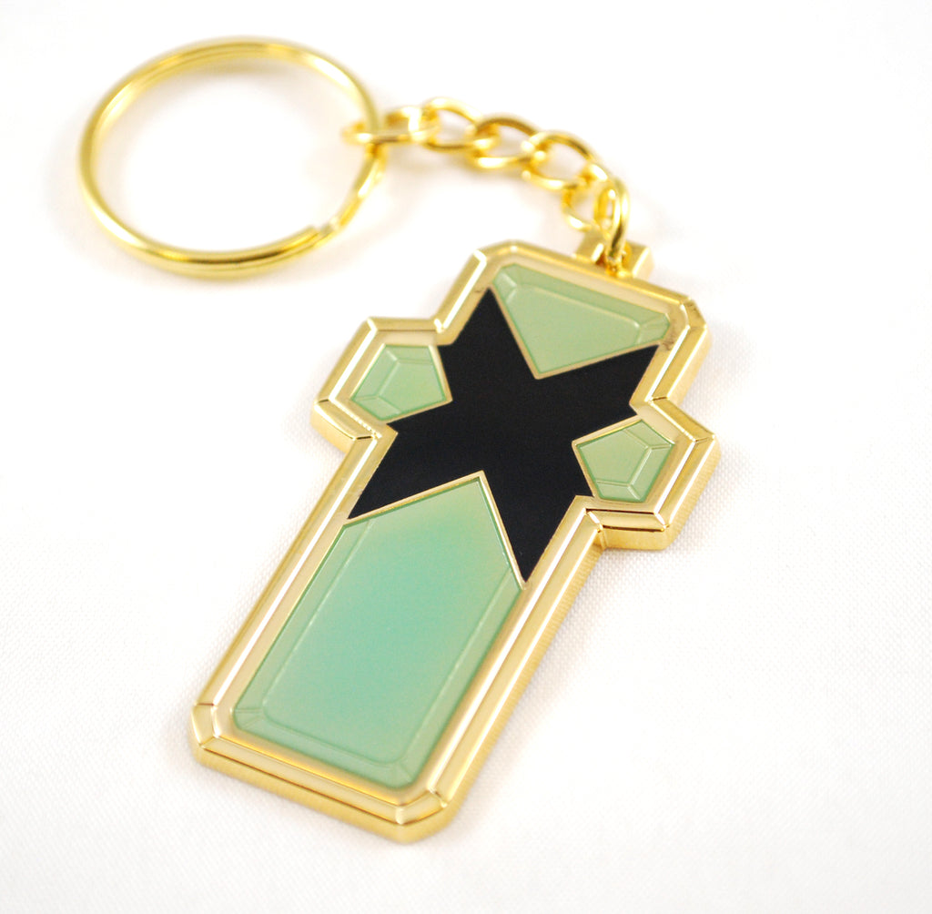 XC2 Mythra's Core in Metal as Necklace or Keychain