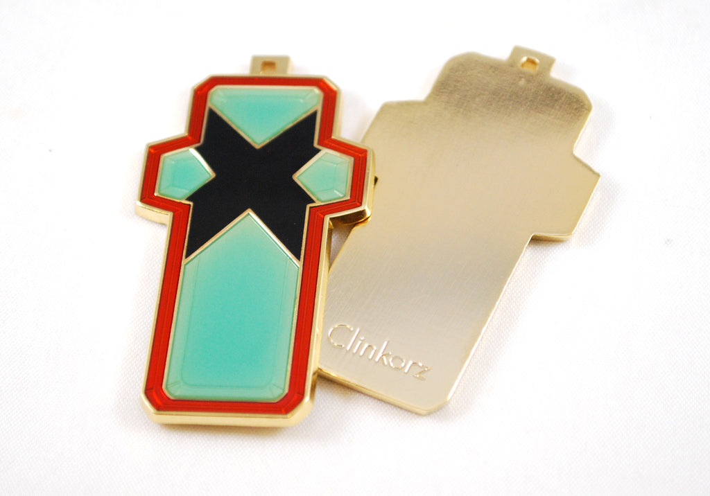 XC2 Pyra's Core in Metal as Necklace or Keychain