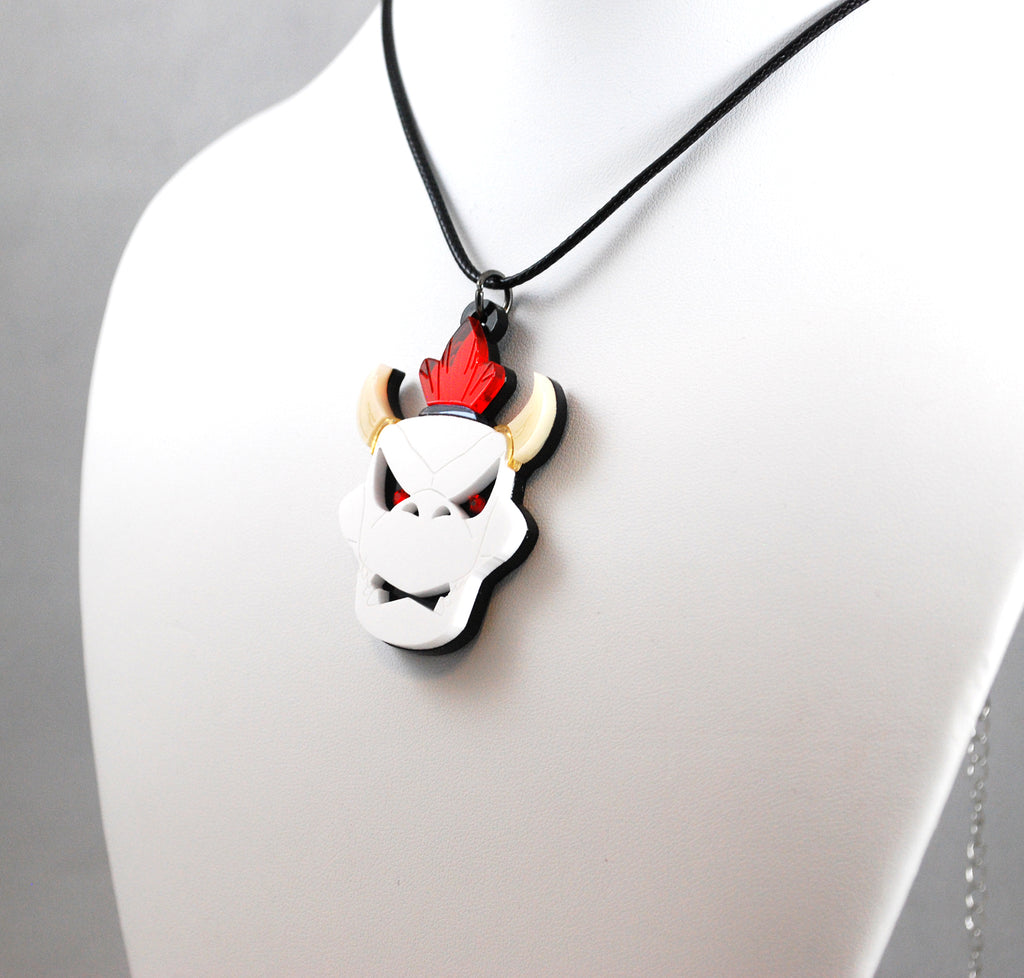 Dry Bowser Acrylic Necklace or Keychain Charm