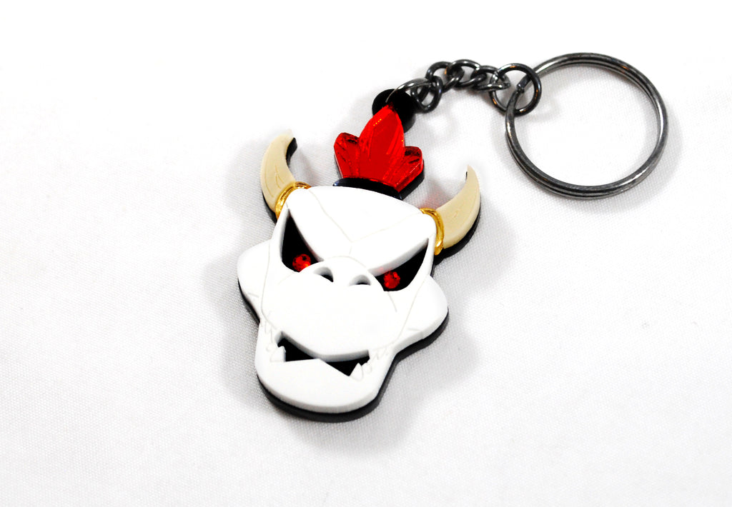 Dry Bowser Acrylic Necklace or Keychain Charm