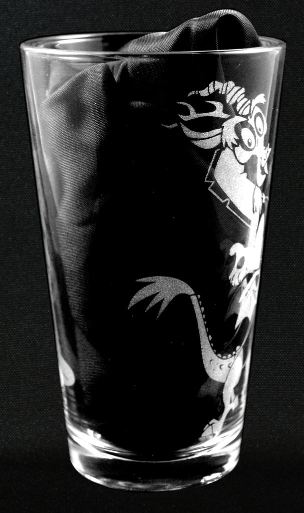 Discord Laser Engraved Pint Glass