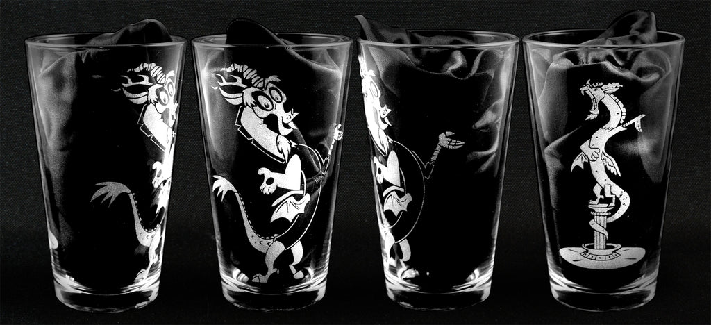 Discord Laser Engraved Pint Glass