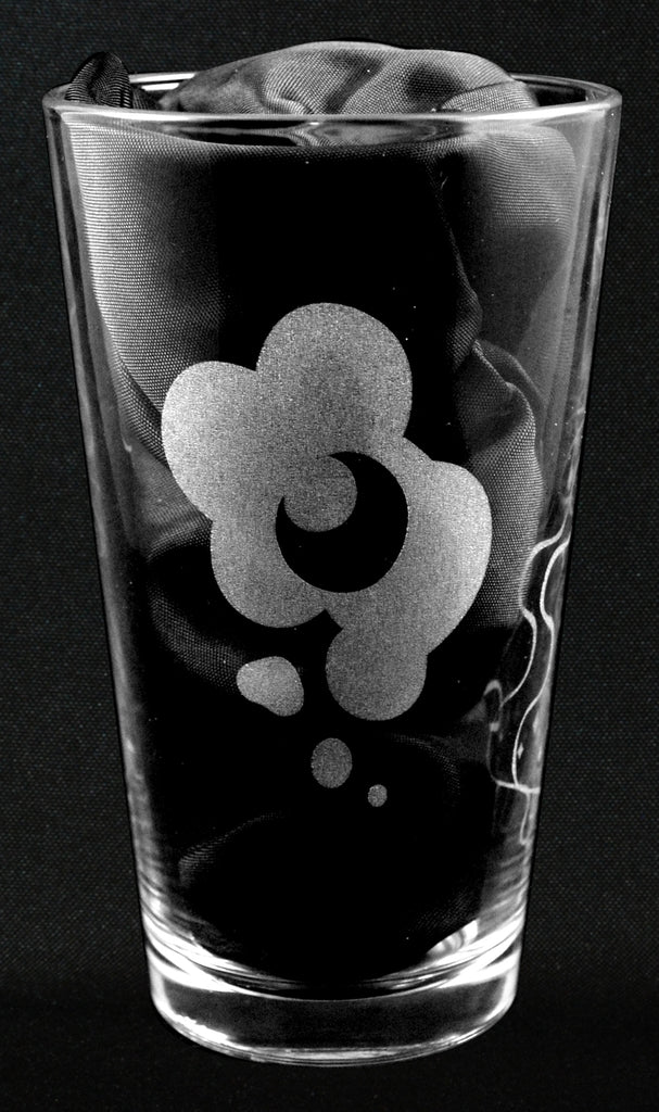 Nightmare Moon Laser Engraved Pint Glass